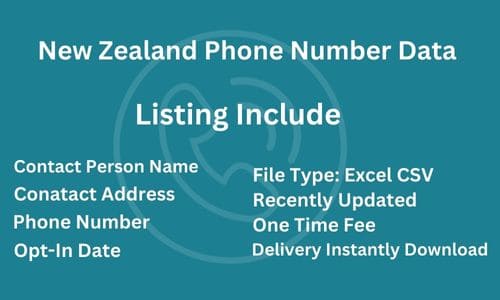 新西兰电话列表