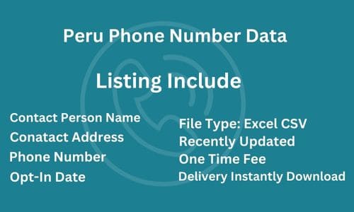 秘鲁 电话列表