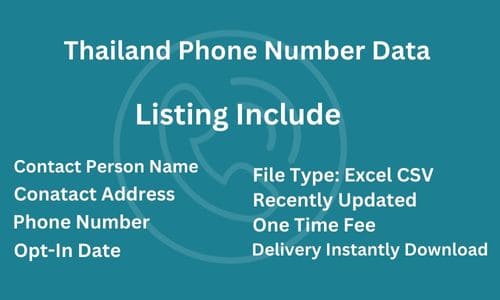 泰国电话列表
