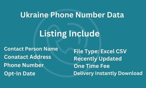 乌克兰电话列表