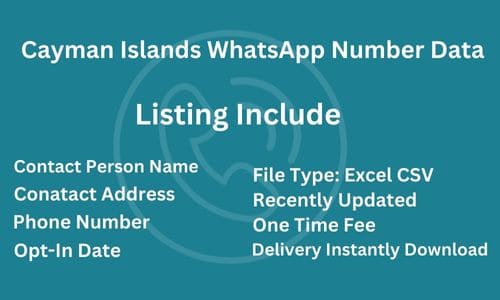 开曼群岛 WhatsApp 数据库