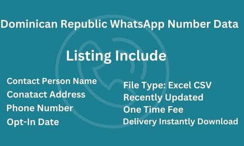 多米尼加共和国 WhatsApp 数据库