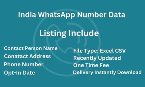 印度 WhatsApp 数据库