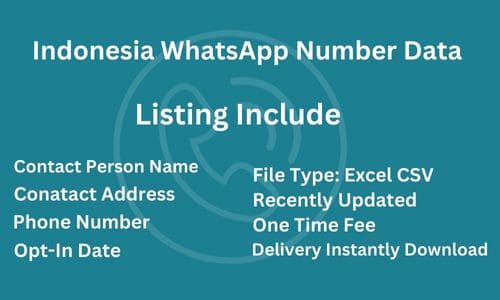 印度尼西亚 WhatsApp 数据库