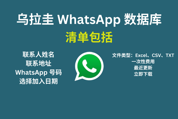 乌拉圭 WhatsApp 数据库