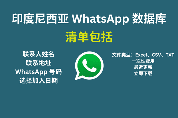 印度尼西亚 WhatsApp 数据库