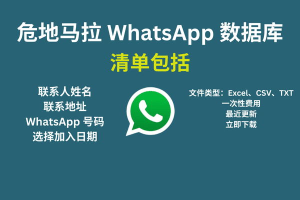 危地马拉 WhatsApp 数据库