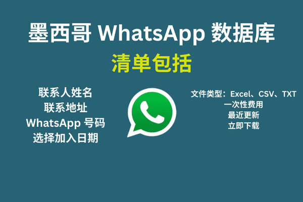 墨西哥 WhatsApp 数据库