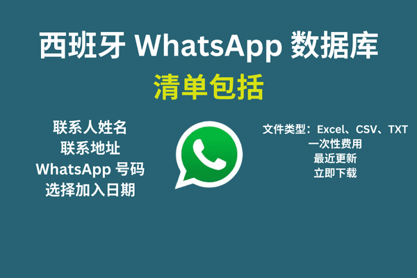 西班牙 WhatsApp 数据库