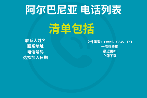 阿尔巴尼亚 电话列表